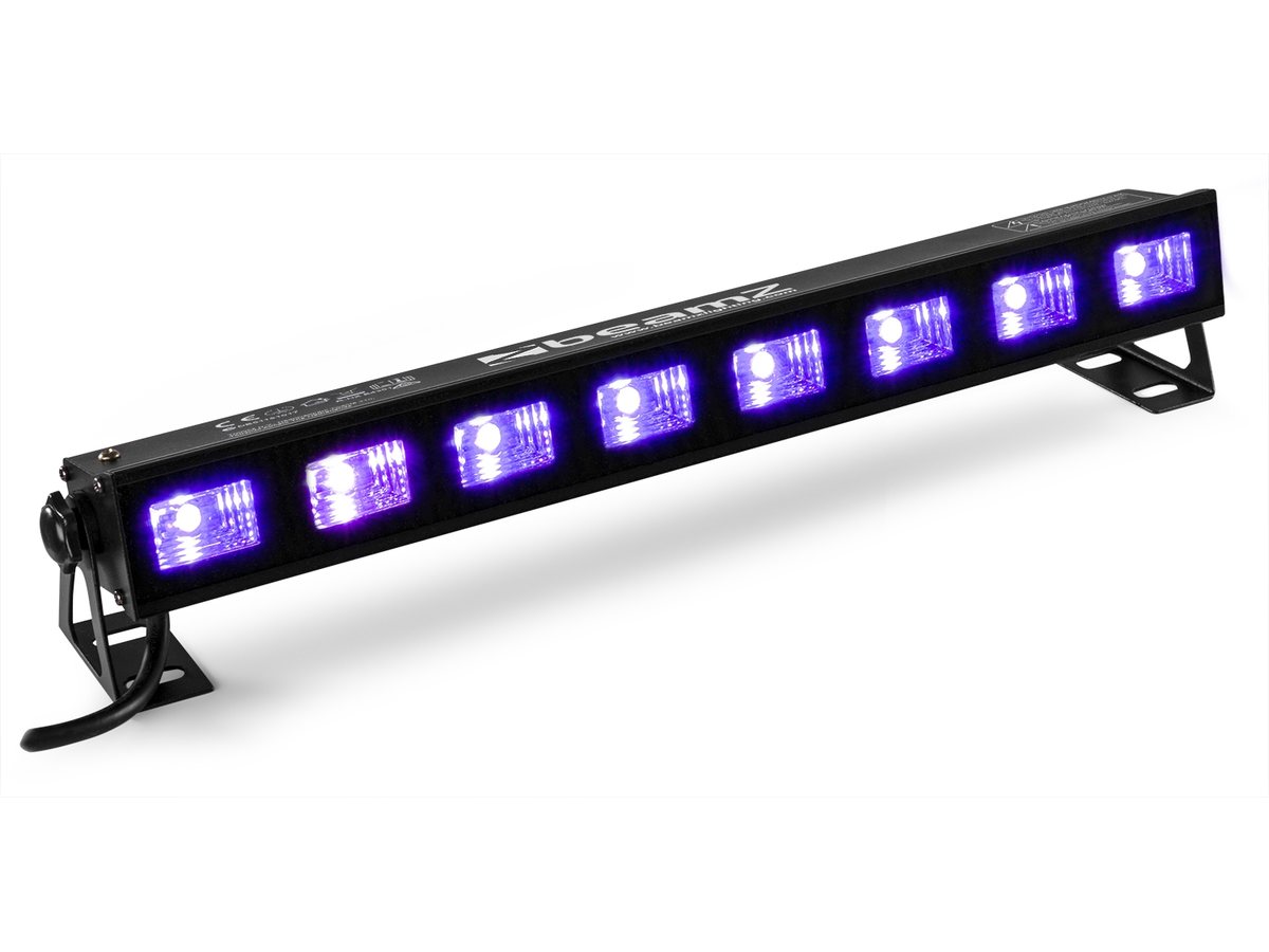 Beamz Bar 8×3W UV LEDs — Мощная UV-панель для засветки больших площадей